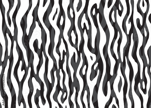 Zebra print concept pattern design. Vector illustration background.