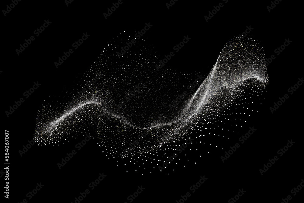 Abstract background of polka dots and woven lines. Abstract background of polka dots and woven lines.