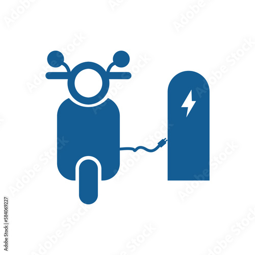 Electrick scooter icon