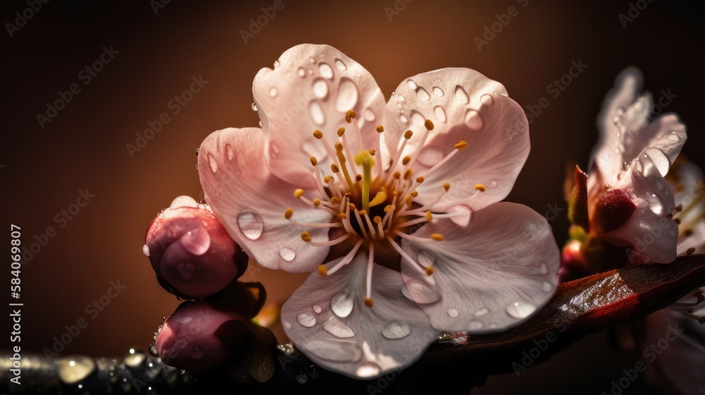 Pink and white cherry blossom in full bloom, AI generative
Pink and white cherry blossom in full bloom, AI generative