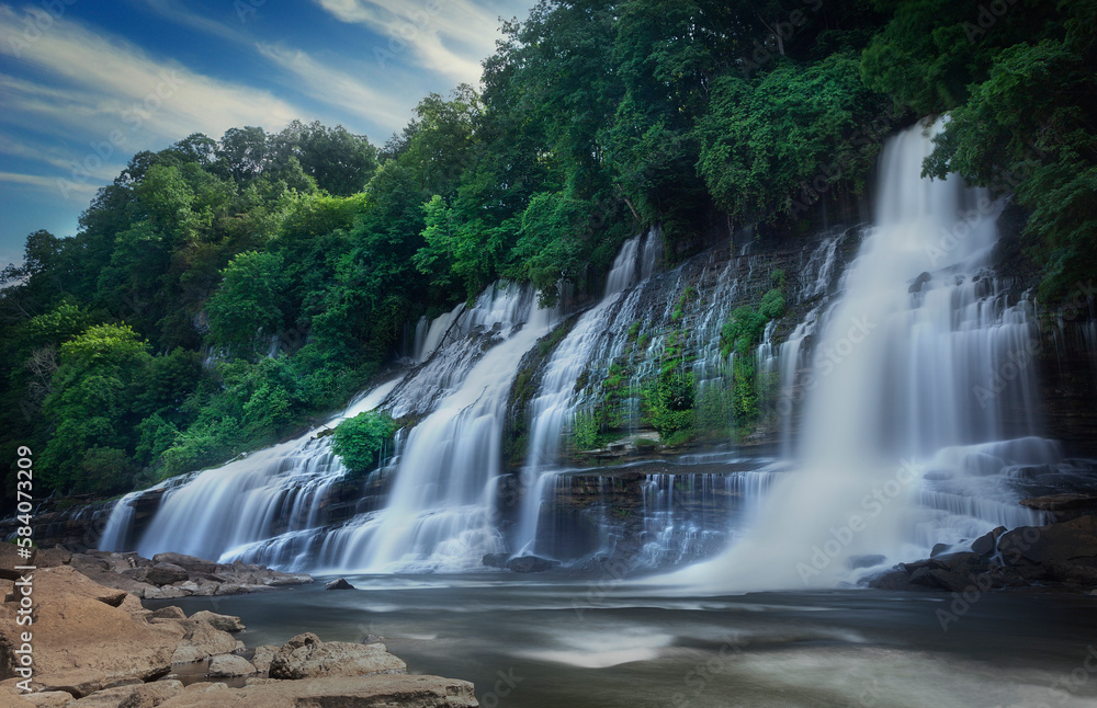 Fototapeta premium Rock Island Falls Tennessee