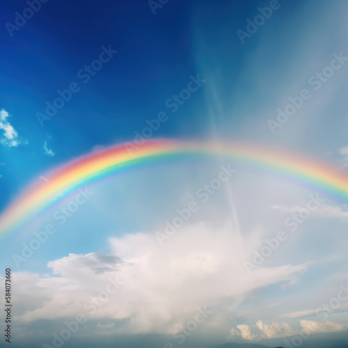 Beautiful Rainbow  AI