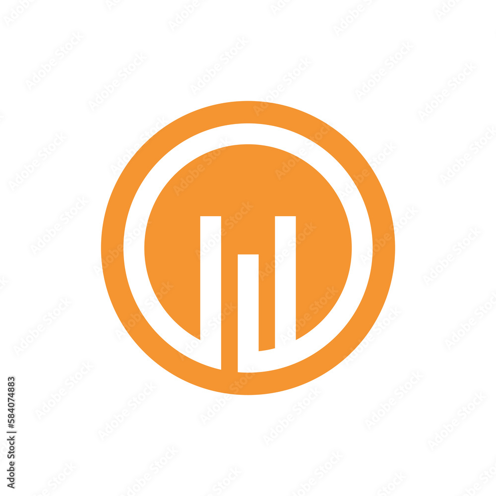 Statistic bar logo icon, business consulting concept - Vector Statistic bar logo icon, business consulting concept - Vector