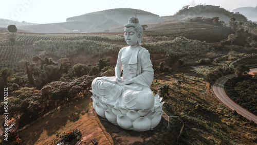 O Mosteiro Zen Budista em Ibiraçu, ES é um lugar de retiro espiritual com práticas de meditação e contemplação. Possui uma estátua do Buda de 35 metros de altura, que representa a paz e sabedoria.  photo