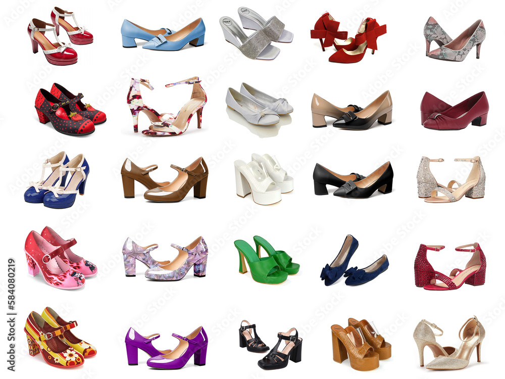 set of shoes , collection of shoes, set of shoes , collection of shoes,