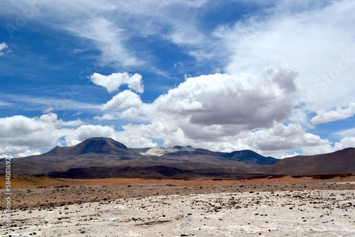 clouds over the mountain