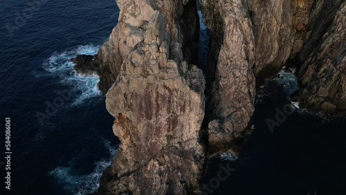 観音岩　ドローン空撮