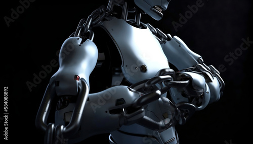 robot cyborg technology, generative ai