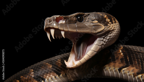 slithering snake in the forest, sneaky, slimey and sly