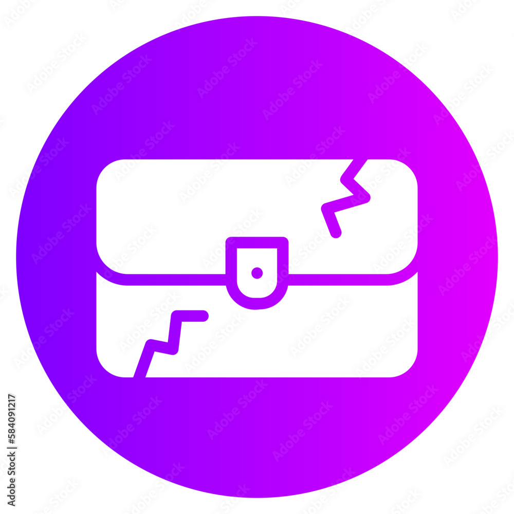 purse gradient icon purse gradient icon