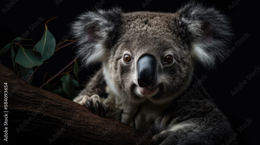 Fototapeta premium Immersive Wilderness Experience: Dive into the Depths of Pristine Nature as Majestic Wild Animals Emerge from the Shadows in 8K Ultra-High Definition Detail and Clarity