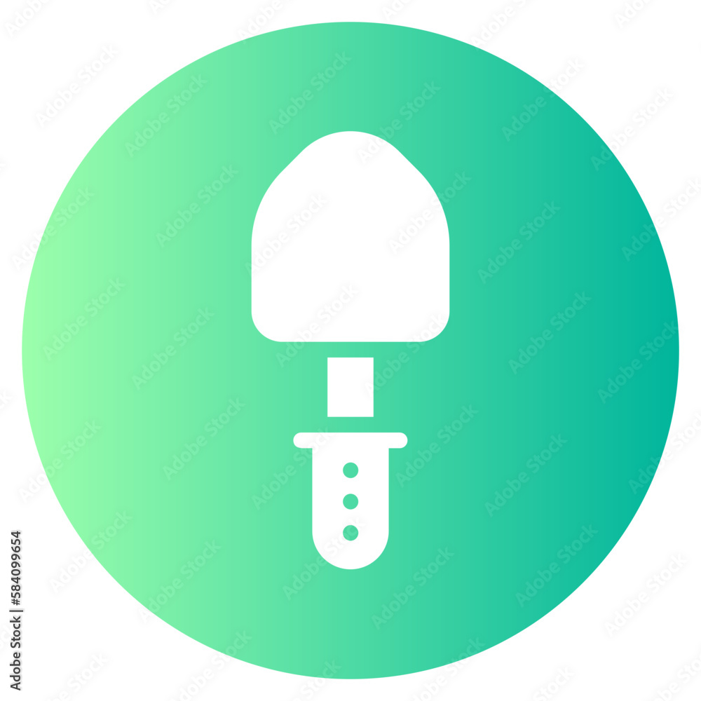 shovel gradient icon shovel gradient icon