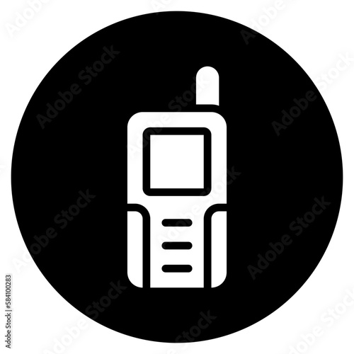 walkie talkie glyph icon