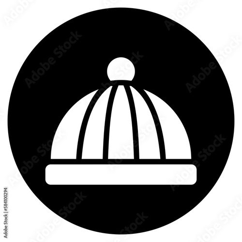 beanie glyph icon