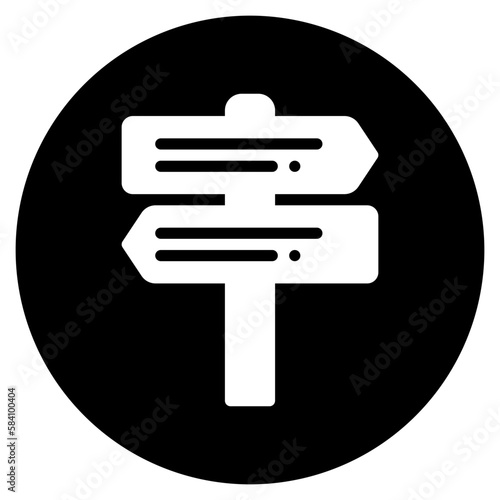 signboard glyph icon