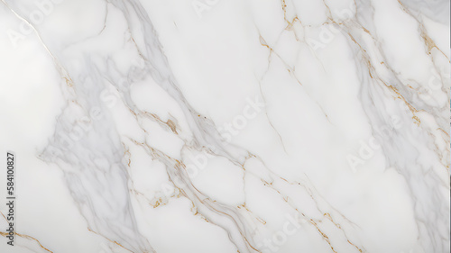 the texture is light marble with golden, the background of white marble is realistic detailed, the photophone is marble of high quality light with golden stripes, natural, generative AI © Yuliia