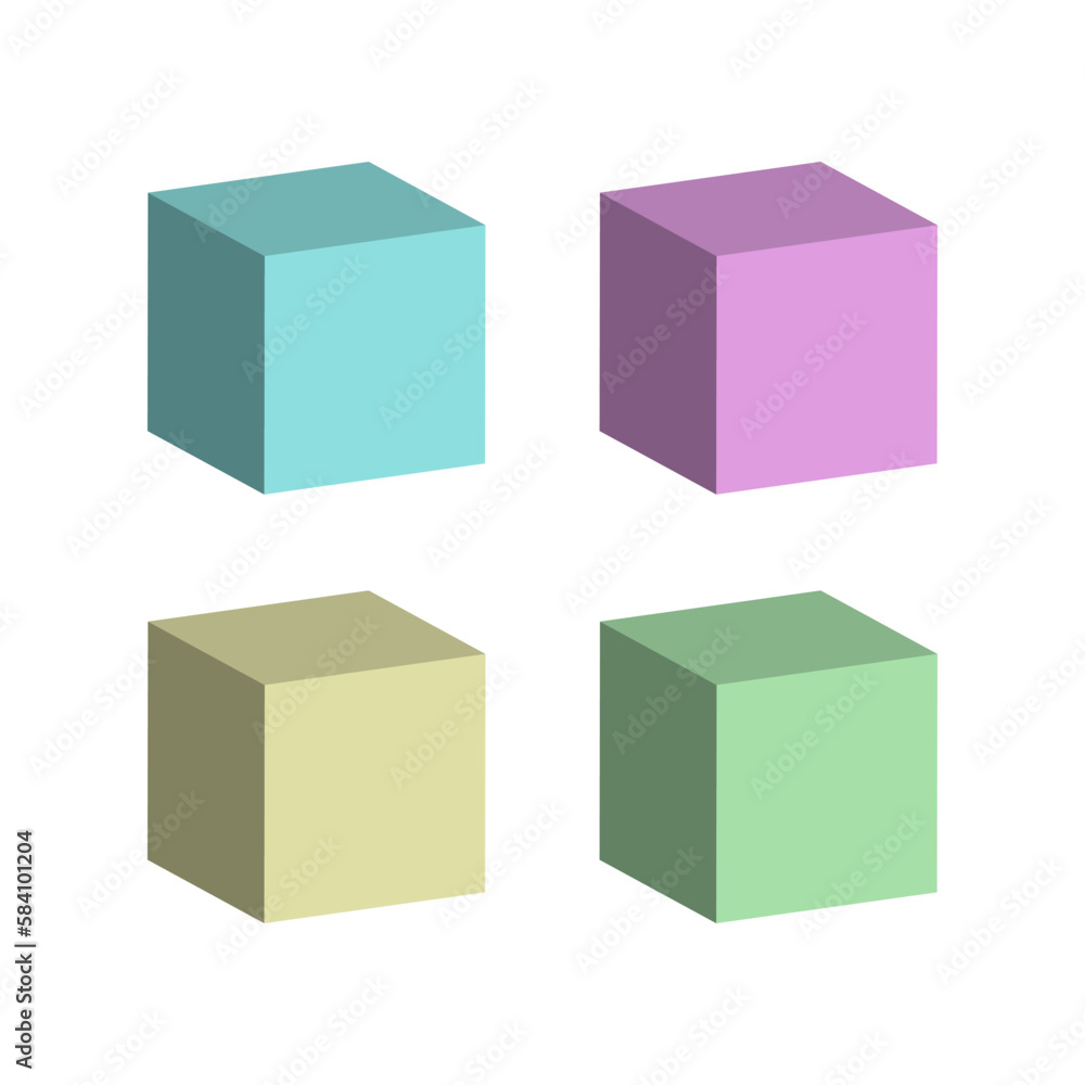 cubes, great design for any purposes. Design element. Vector illustration. cubes, great design for any purposes. Design element. Vector illustration.