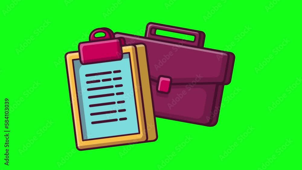business plan concept symbol animation on green screen background business plan concept symbol animation on green screen background