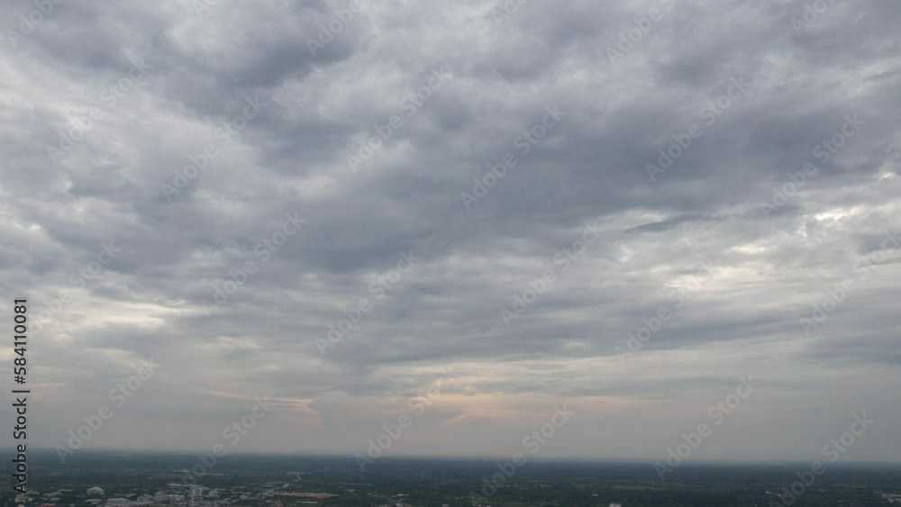 Beautiful movement of fluffy clouds with clear blue sky. The camera follows the clouds floating, Aerial view of Sky with countryside rural fields and villages, 4k Timelapse, Nature background. Beautiful movement of fluffy clouds with clear blue sky. The camera follows the clouds floating, Aerial view of Sky with countryside rural fields and villages, 4k Timelapse, Nature background.