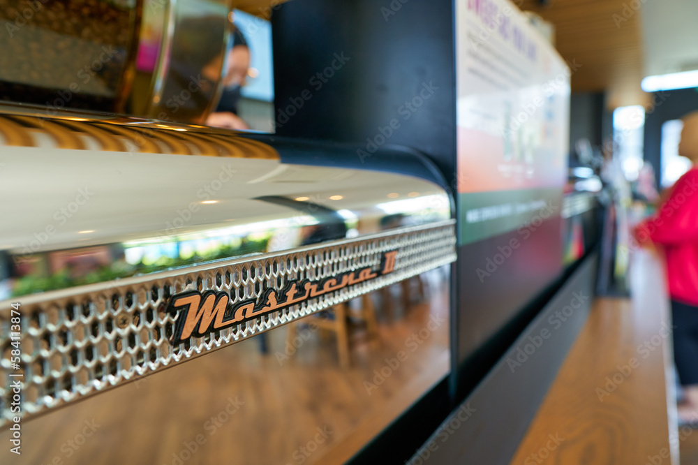 KUALA LUMPUR, MALAYSIA CIRCA MARCH, 2023 close up shot of Mastrena 2(02)