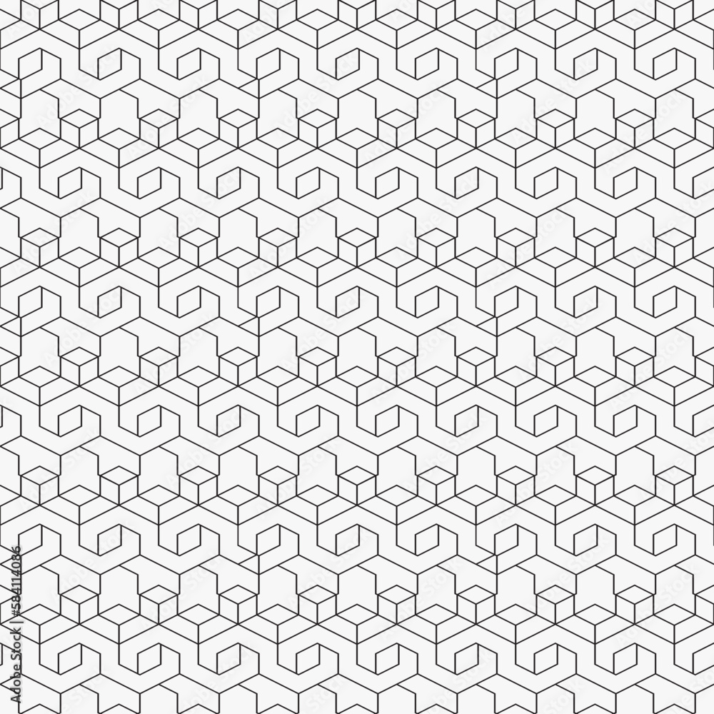 Seamless pattern with geometric shapes. Seamless pattern with geometric shapes.