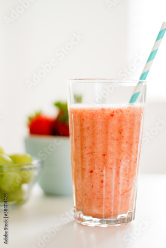 Wallpaper Mural healthy clean and organic strawberry smoothie Torontodigital.ca