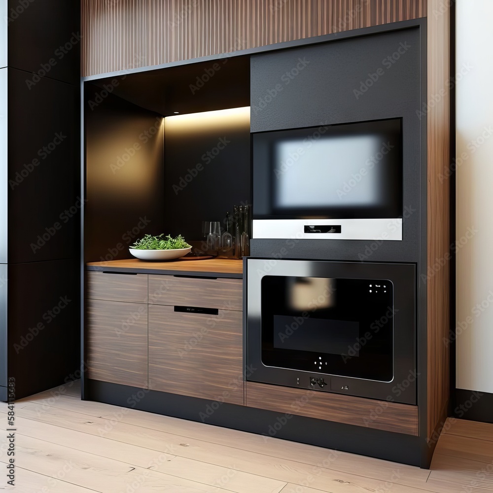 modern kitchen interior Generative AI modern kitchen interior Generative AI