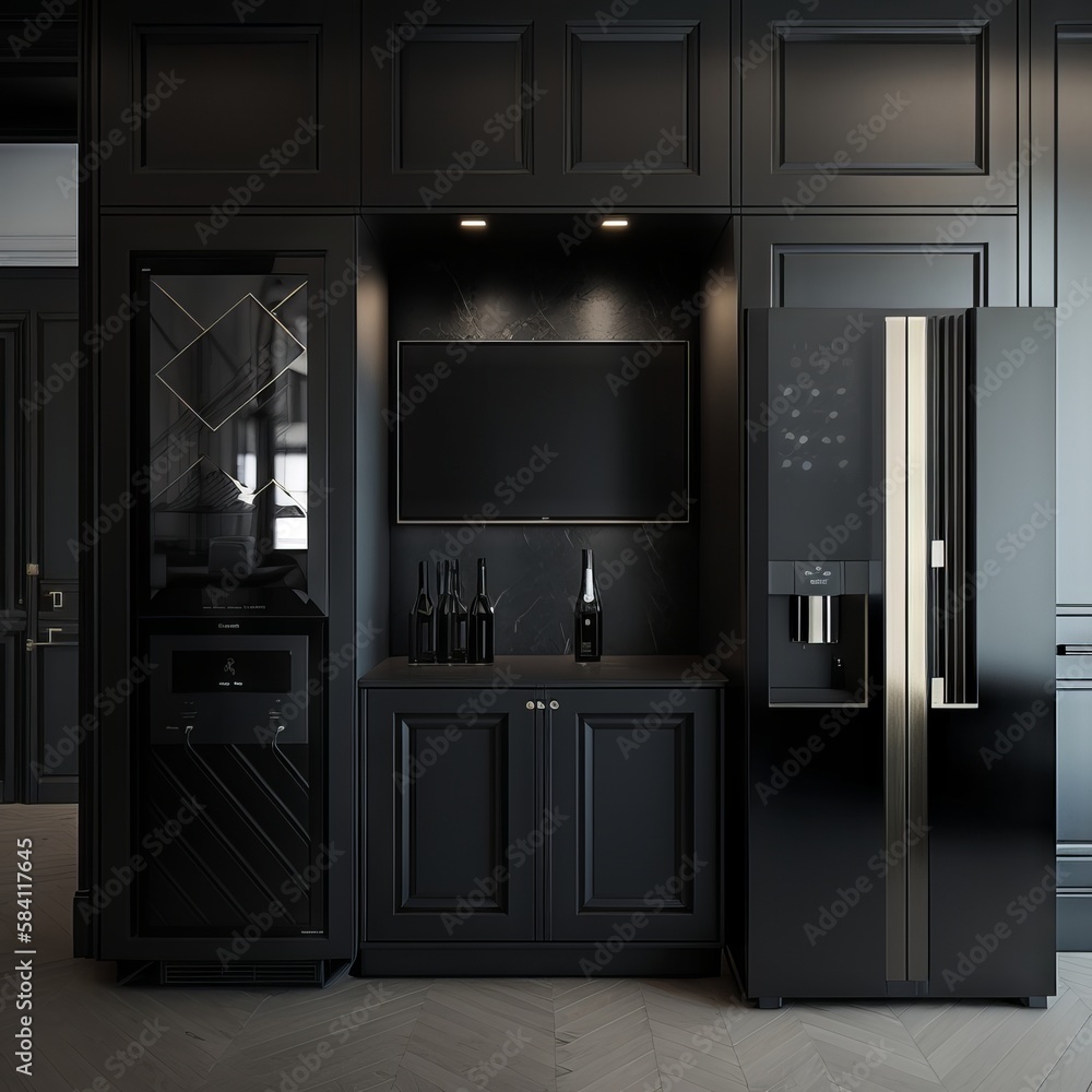 modern kitchen interior Generative AI modern kitchen interior Generative AI
