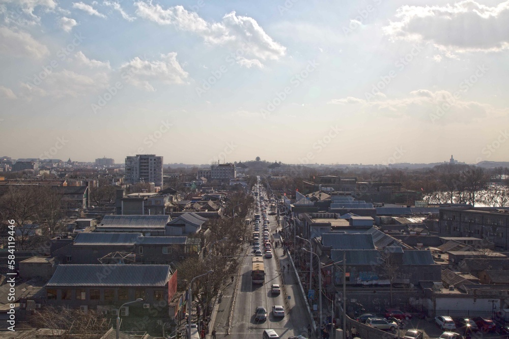 city view of Old Beijing Street
