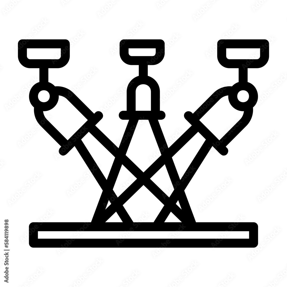 spotlight line icon spotlight line icon