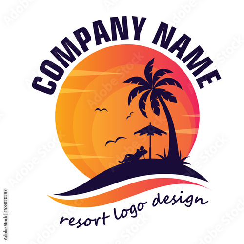 Resort Logo Vector Art, Icons, and Graphics