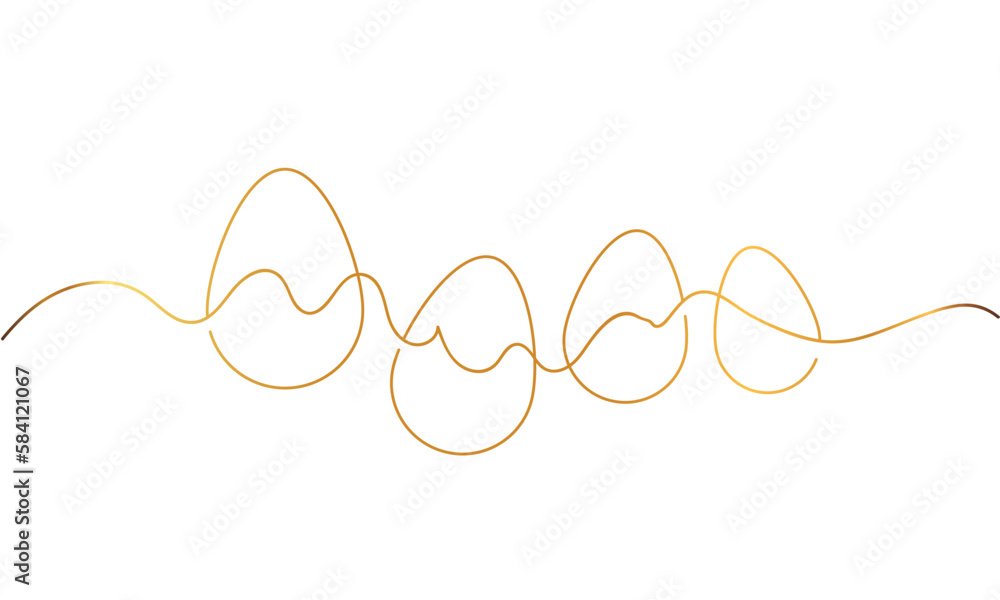 Easter eeg line art style vector eps 10 Easter eeg line art style vector eps 10