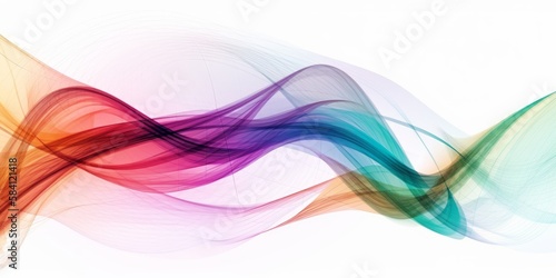 colorful abstract waves © Thiago