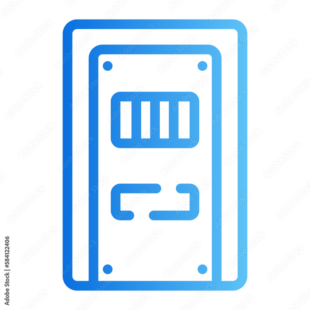 door gradient icon