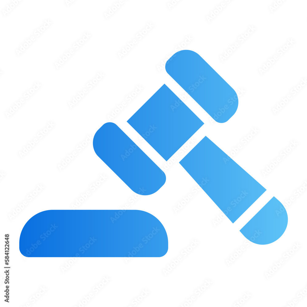 gavel gradient icon gavel gradient icon