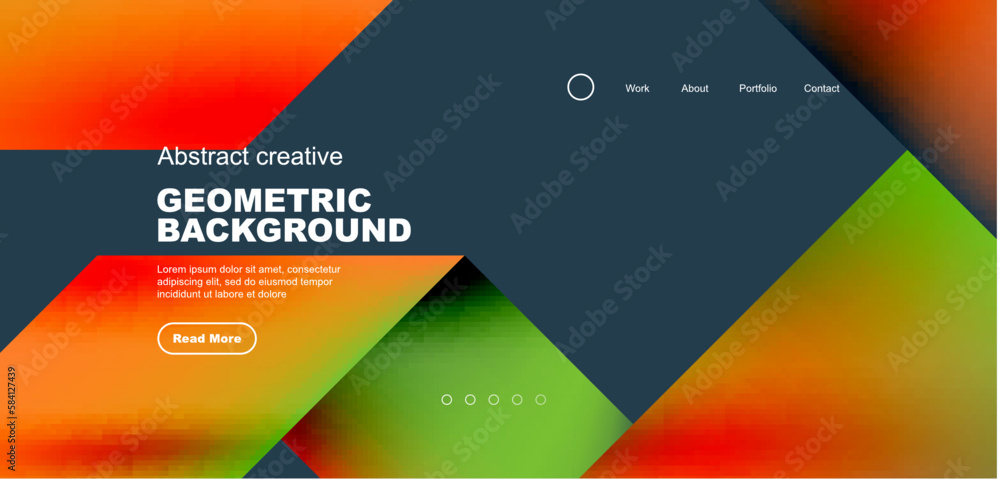 Fluid gradient geometric triangles, abstract landing page background. Minimal shapes composition for wallpaper, banner, background, leaflet, catalog, cover, flyer Fluid gradient geometric triangles, abstract landing page background. Minimal shapes composition for wallpaper, banner, background, leaflet, catalog, cover, flyer