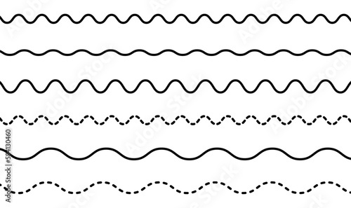  Wavy lines vector icons