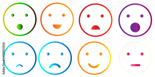 face expression vector sets vector illustrator free download
