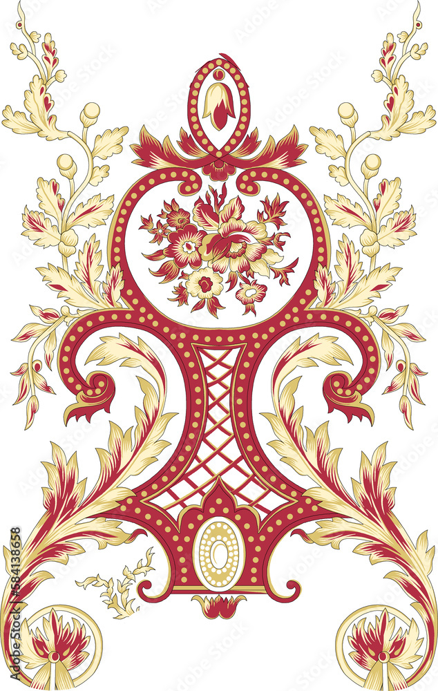 Textile digital design motif pattern decor hand made artwork suitable for women cloth front back and duppata print elements of baroque ornament demask paisley abstract shape gift card wallpaper border Textile digital design motif pattern decor hand made artwork suitable for women cloth front back and duppata print elements of baroque ornament demask paisley abstract shape gift card wallpaper border