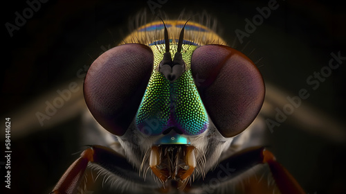 close up of a fly © Demencial Studies