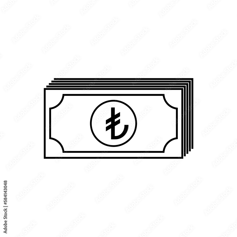 Turkey officially the Republic of Turkiye Currency Symbol, Turkish Lira Icon, TRY Sign. Vector Illustration Turkey officially the Republic of Turkiye Currency Symbol, Turkish Lira Icon, TRY Sign. Vector Illustration
