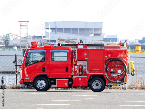 Foto 消防車　ポンプ車