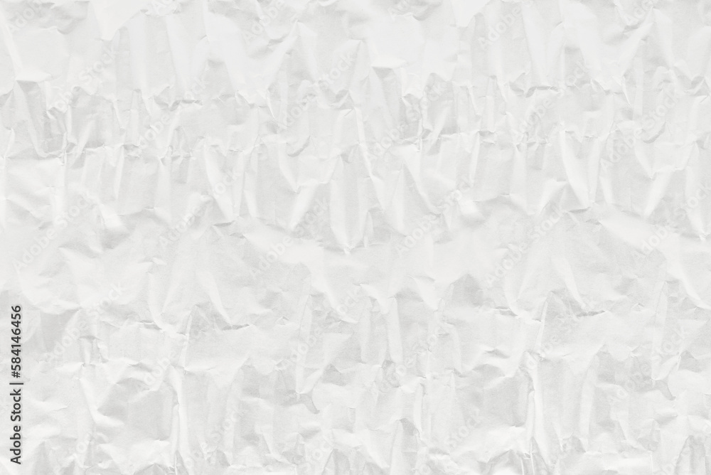 Obraz premium white crumpeled wrapping rough paper pattern for background