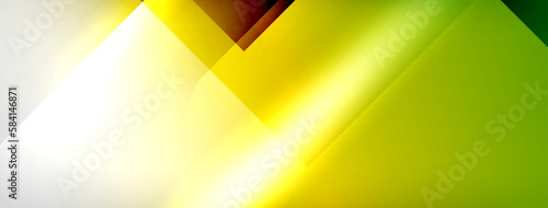 Light and shadow squares and lines abstract background