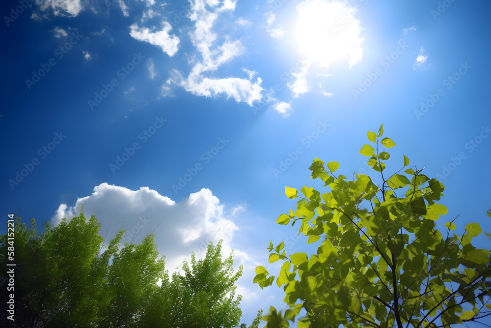 The Sky's the Limit: Celebrating the Beauty of Clear Blue Skies and the Fight Against Air Pollution - AI Generative The Sky's the Limit: Celebrating the Beauty of Clear Blue Skies and the Fight Against Air Pollution - AI Generative
