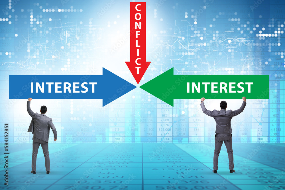 Conflict of interest concept in ethical business Conflict of interest concept in ethical business