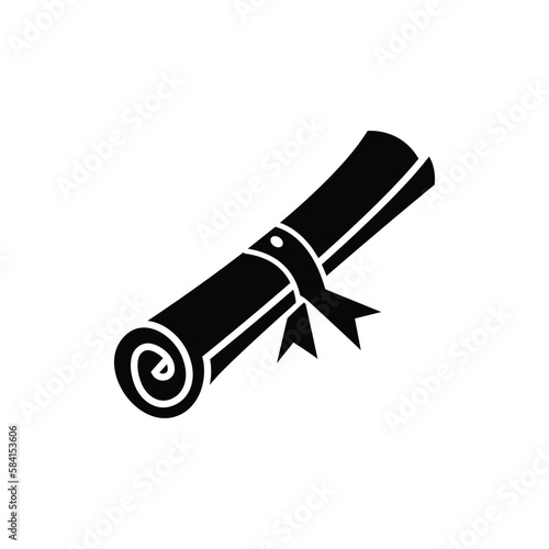 diploma logo icon design vector