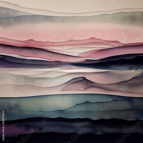 Wallpaper Mural abstract watercolor background, wallpaper design Torontodigital.ca