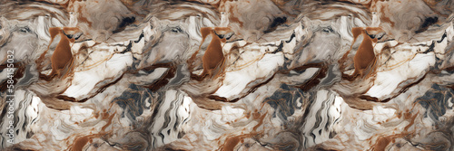 Panel kuchenny z motywem Natural Marble texture background. Seamless repeat pattern for Banner, invitation, wallpaper, headers, website, print ads, packaging design template. Post-processed generative AI