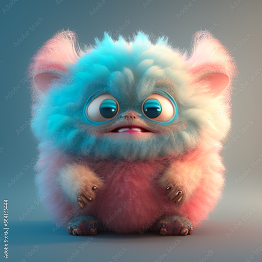 Cute Fluffy Monster